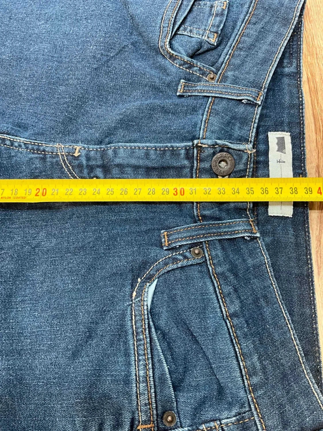 Short Levi's 4 - W27 femme 99% Coton Bleu foncé Slv007 – photo 14